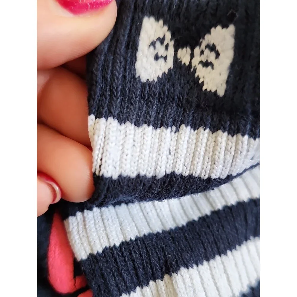 Simply Southern Navy Blue & White Tube Socks, CAN WE JUST SIP & CHILL